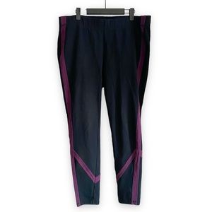 Lane Bryant Activewear Leggings Yoga Pants Black Purple Size 18 20
